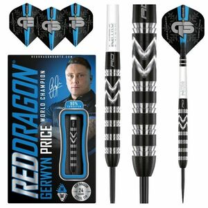 Dart szett Red Dragon steel Gerwyn Price World Championship Special Edition 24g, 90% Gravírozott kép