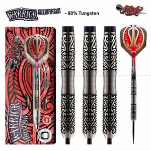 Darts szett Shot steel, Warrior Hautoa, 24g, 80% wolfram kép
