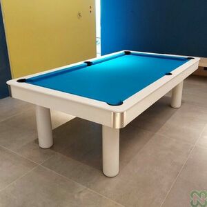 pool biliárd/étkező asztal NIR Red Devil Bianco 6' kép