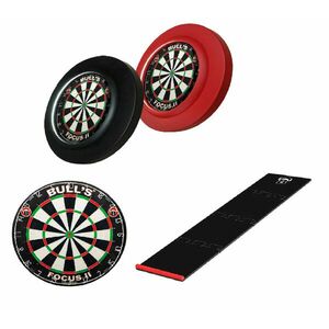 Bull's Complete Licht komplett darts készlet (versenytábla, szőnyeg, LED-es falvédő) kép