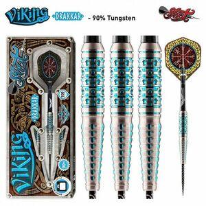 Darts szett Shot steel, Viking Drakkar 27g, 90% wolfram Gravírozott kép