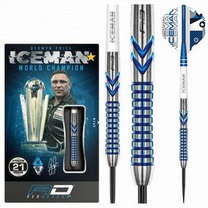 Dart szett Red Dragon steel Gerwyn Price Iceman Contour, 21g, 90% Gravírozott kép