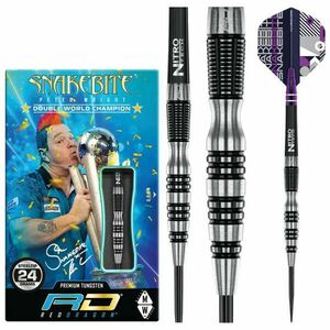 Dart szett Red Dragon steel Peter Wright Snakebite Black Racer, 24g, 90% kép