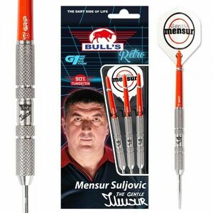 dart szett Bull's Mensur Suljovic Retro 22g 90%-os Gravírozott kép