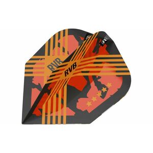 DARTS TOLL TARGET RVB G3 ULTRA FEKETE/NARANCS, NO6, RAYMOND VAN BARNEVELD kép