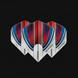 DART TOLL WINMAU ALPHA STANDARD FEHÉR PIROS kép