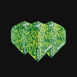 DART TOLL WINMAU MEGA STANDARD ZÖLD kép