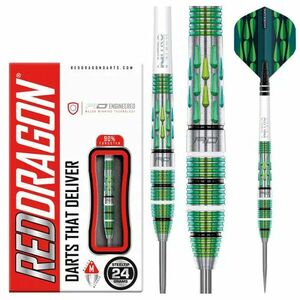 DART SZETT STEEL RED DRAGON ARTURA SCREAMIN' GREEN, 24g 90% Gravírozott kép