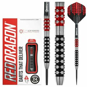 DART SZETT STEEL RED DRAGON CROSSFIRE 24g 90% Gravírozott kép