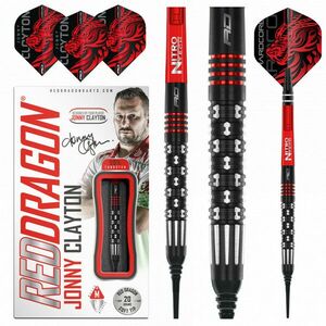 DART SZETT RED DRAGON SOFT JONNY CLAYTON PREMIER LEAGUE SE 90% WOLFRAM, 20g kép