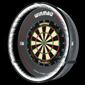 DARTS TÁBLA WINMAU BLADE 6 Dual Core + VILÁGÍTÁS WINMAU PLASMA KOMPLETT KÉSZLET kép