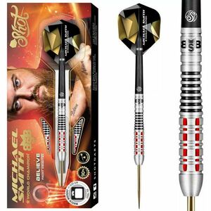 DARTS SZETT STEEL SHOT MICHAEL SMITH ACHIEVE 21G, 90% WOLFRAM Gravírozott kép