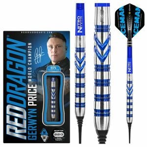DART SZETT RED DRAGON SOFT GERWYN PRICE BLUE ORIGINALS 20g kép