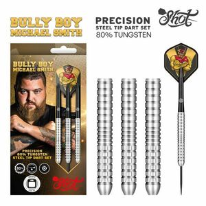 DARTS SZETT STEEL SHOT MICHAEL SMITH PRECISION 22G, 80% WOLFRAM Gravírozott kép