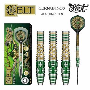 DARTS SZETT STEEL SHOT CELT CERNUNNOS 23G, 90% WOLFRAM Gravírozott kép