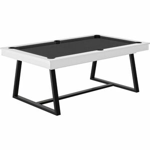 Rene Pierre Billard Brio blanc luxus billiárd asztal étkezőfedlappal (4 testszínben, 3 féle posztószínnel) kép