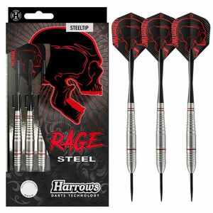 DART SZETT STEEL HARROWS RAGE 21G, BRASS RÉZTESTŰ kép