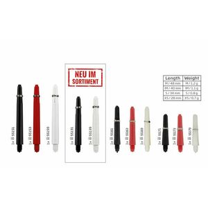 BULL'S DARTS SZÁR NYLON EXTRA RÖVID FEHÉR 2B/A STANDARD MENETES kép