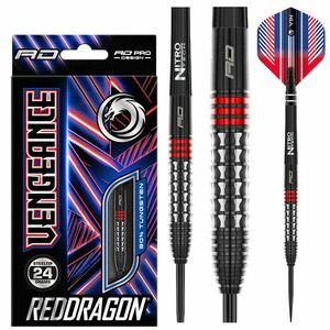 Dart szett Red Dragon VENGEANCE RED 24g 90% Gravírozott kép