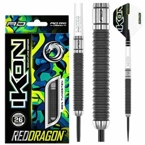 DART SZETT STEEL RED DRAGON IKON 1.4 , 26g, 85% Gravírozott kép