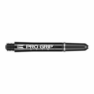DART SZÁR TARGET PRO GRIP SPIN MŰANYAG FORGÓ, FEKETE, HOSSZÚ, 9DB-OS CSOMAG kép