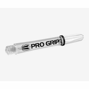 DART SZÁR TARGET PRO GRIP MŰANYAG, ÁTLÁTSZÓ, HOSSZÚ, 9DB-OS CSOMAG kép