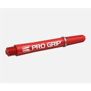 DART SZÁR TARGET PRO GRIP MŰANYAG, PIROS, KÖZEPES, 9DB-OS CSOMAG kép