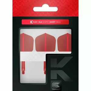 DARTS TOLL ÉS SZÁR EGYBEN TARGET K-FLEX PIROS, NO6 TOLL ÉS RÖVID SZÁR kép