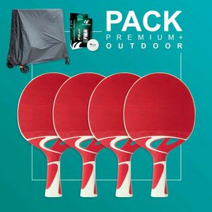 Cornilleau Premium plus pack kültéri (ASZTALTAKARÓ +pingpong ÜTŐK + LABDÁK) kép