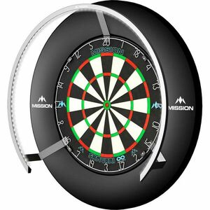 MISSION TORUS 270 EZÜST SZÍNŰ, ÁRNYÉK MENTES VILÁGÍTÁS DARTS TÁBLÁHOZ kép