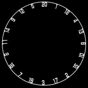 BULL'S Számgyűrű Steel táblákhoz kép