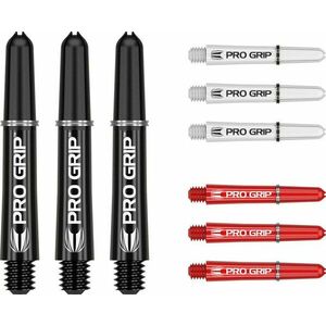 Dart szár rövid Target Pro Grip 34mm, fekete-fehér-piros multi-pack kép
