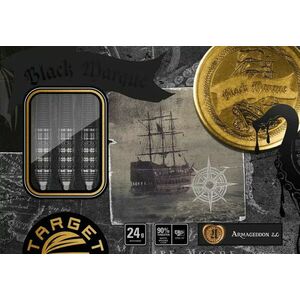 Darts szett steel Target Japan SP Black Marque Armageddon G2 24g 90% kép