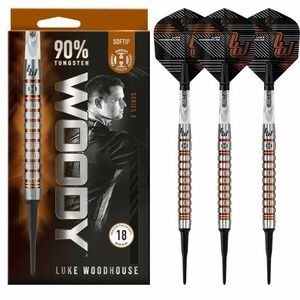 Dart szett soft Harrows Luke Woodhouse Series 2 18gR, 90% wolfram kép