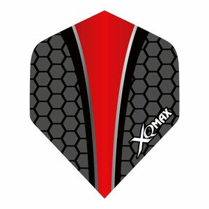 dart toll XQMAX Hexagon 120 mikron fekete-piros kép