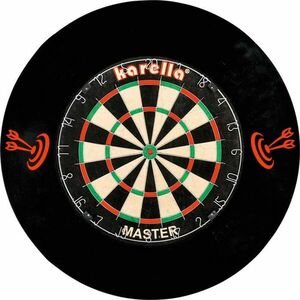 Karella darts falvédő 4 részes, fekete színben kép