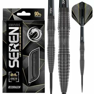 Dart szett steel Red Dragon Seren 3 Onyx 24g, 90% Gravírozott kép