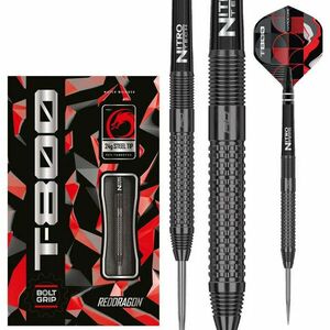 Dart szett steel Red Dragon T-800 24g, 90% Gravírozott kép