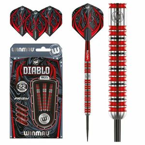 Dart szett Winmau Steel Diablo 22g, 90% kép