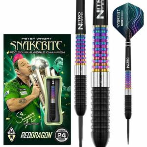 Dart szett steel Red Dragon Peter Wright Corra 24g, 90% Gravírozott kép