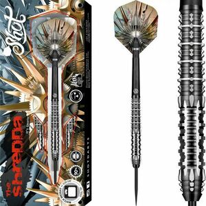 Darts szett steel, Shot Gnarly Shredda 24g, 90% Gravírozott kép