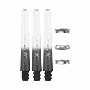 Dart szár XQMax 35mm, rövid, fekete-átlátszó kép