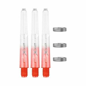 Dart szár XQMax 35mm, rövid, piros-átlátszó kép