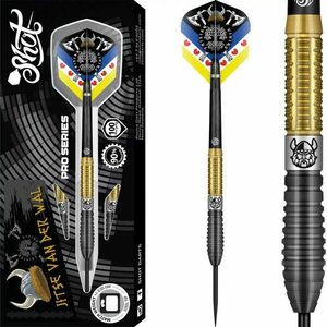 SHOT Jitse van der Wal darts szett, steel, 24g, 90% Gravírozott kép