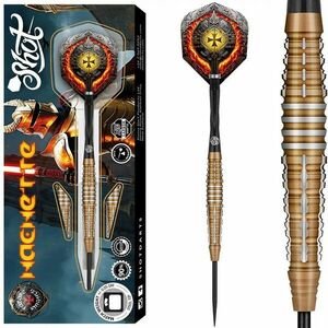 SHOT Future Knights Hachette darts szett, steel, 23g, 90% Gravírozott kép