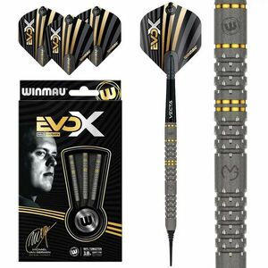 Darts szett soft Winmau MvG Evo-X 18g, 90% kép
