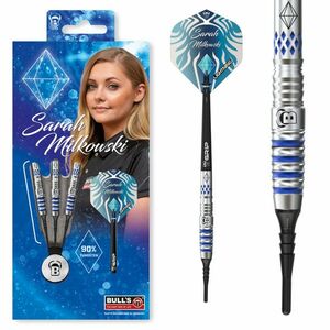 BULL'S Sarah Milkowski Soft Dart, 90 %, 20g Gravírozott kép