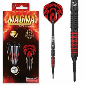 Dart szett BULL'S Magma soft 18gr 90% Gravírozott kép