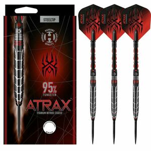 DART SZETT STEEL HARROWS ATRAX 23G, 95% WOLFRAM Gravírozott kép