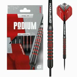Darts szett steel GOAT Podium, 22g, 80% kép